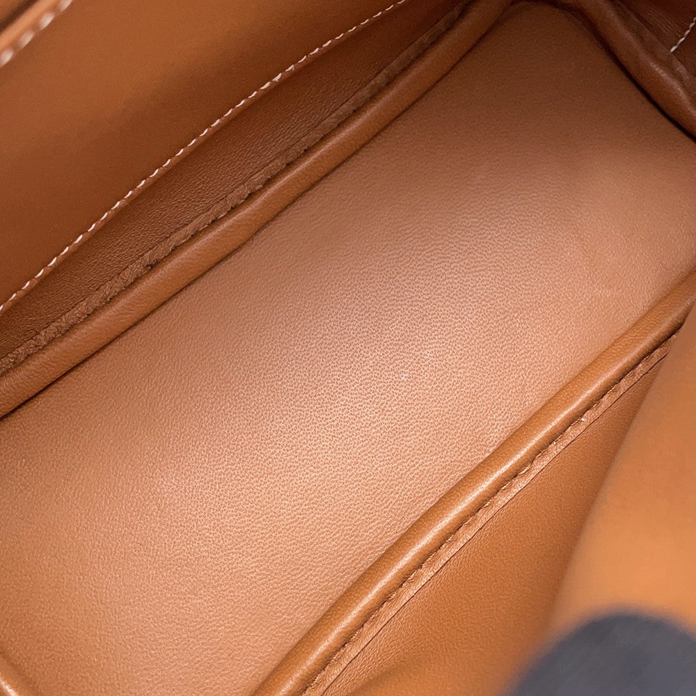 HERMES Bolide1923 Gold Evercolor Size Mini