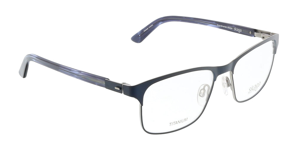 Skaga Blue Modified Rectangle SK2725 RAPS 424 Eyeglasses
