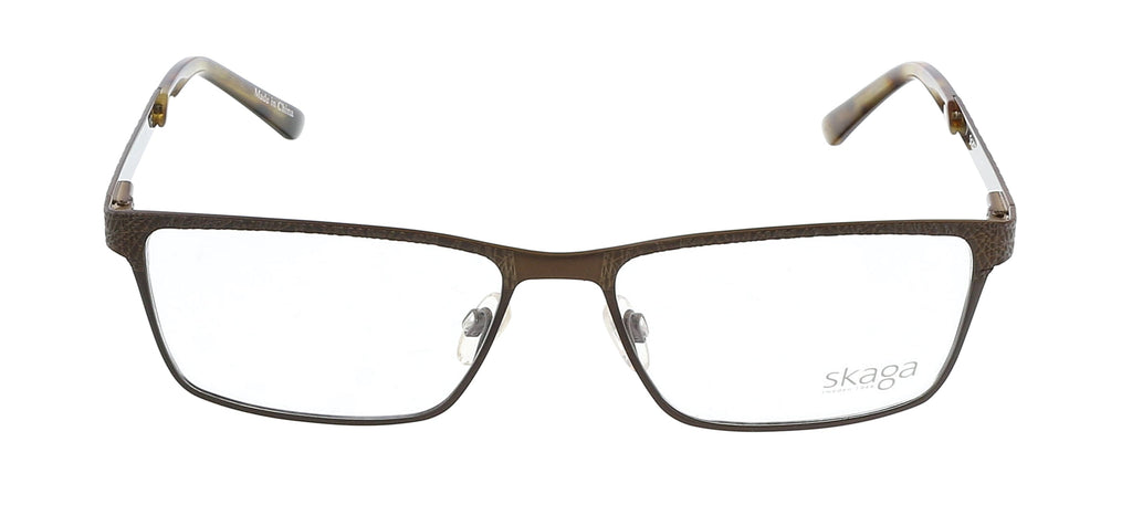 Skaga Brown Modified Rectangle SK2821 ANTON 210 Eyeglasses