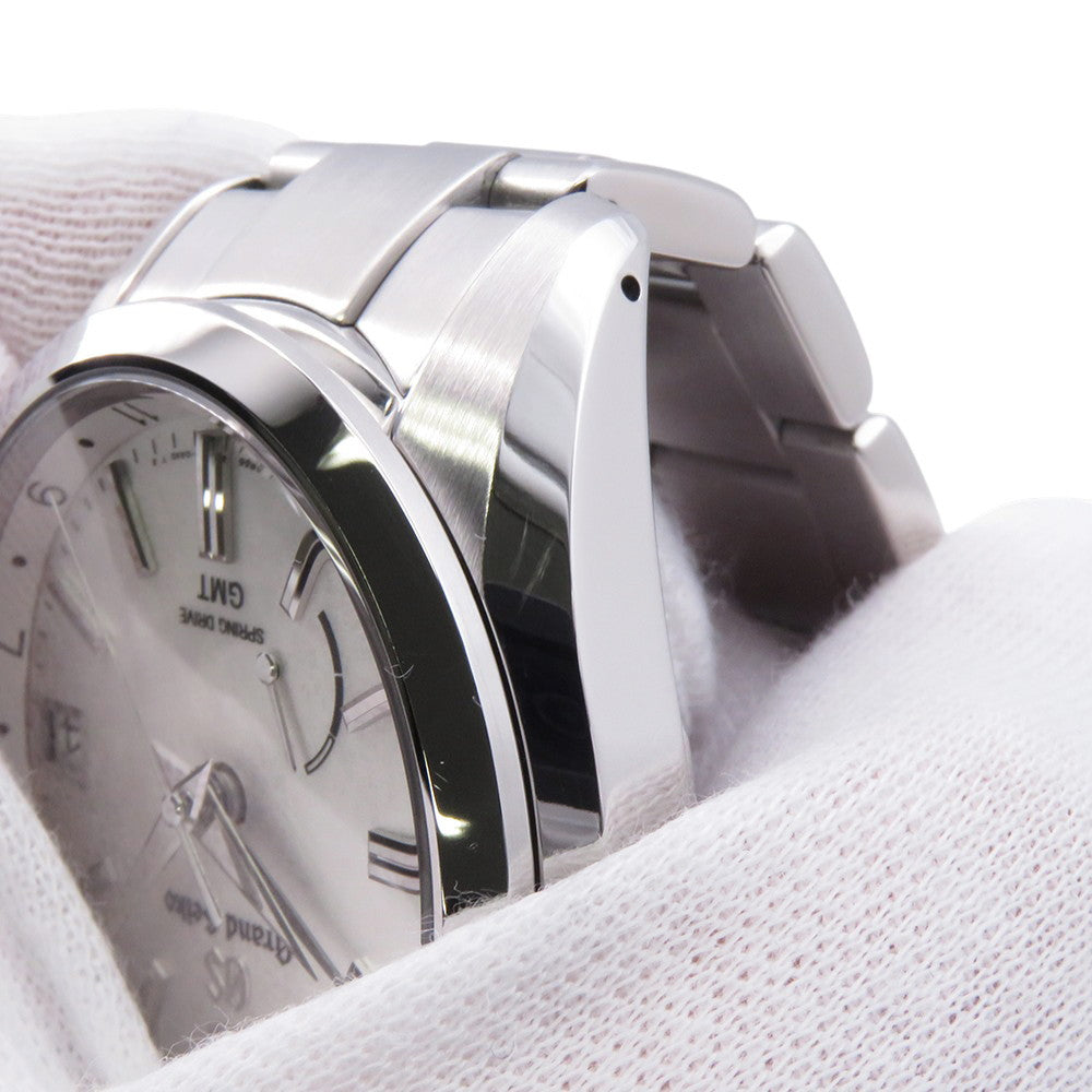 SEIKO Grand SEIKO Spring Drive GMT W40mm Stainless Steel Silver DialSBGE279