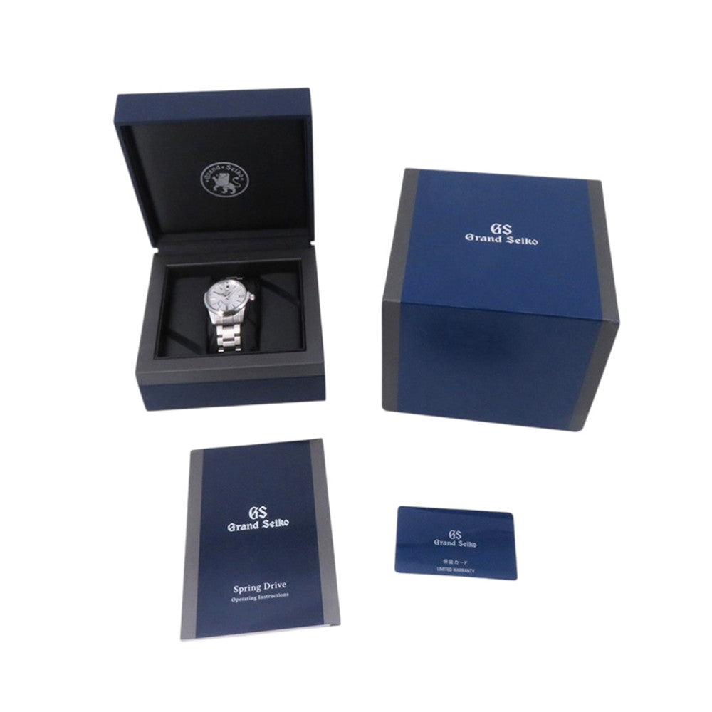 SEIKO Grand SEIKO Spring Drive GMT W40mm Stainless Steel Silver DialSBGE279