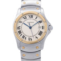 CARTIER Santos Rondo MM W29mm Stainless Steel K18YG Ivory DialW20037R3