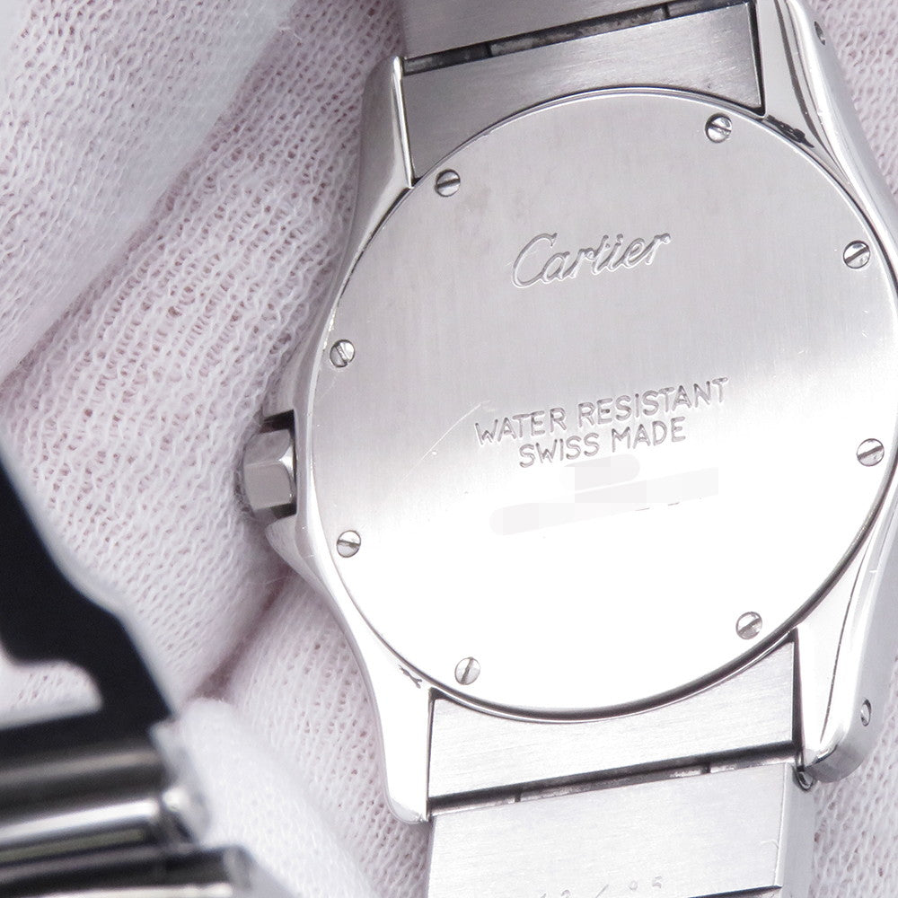 CARTIER Santos Rondo MM W29mm Stainless Steel K18YG Ivory DialW20037R3