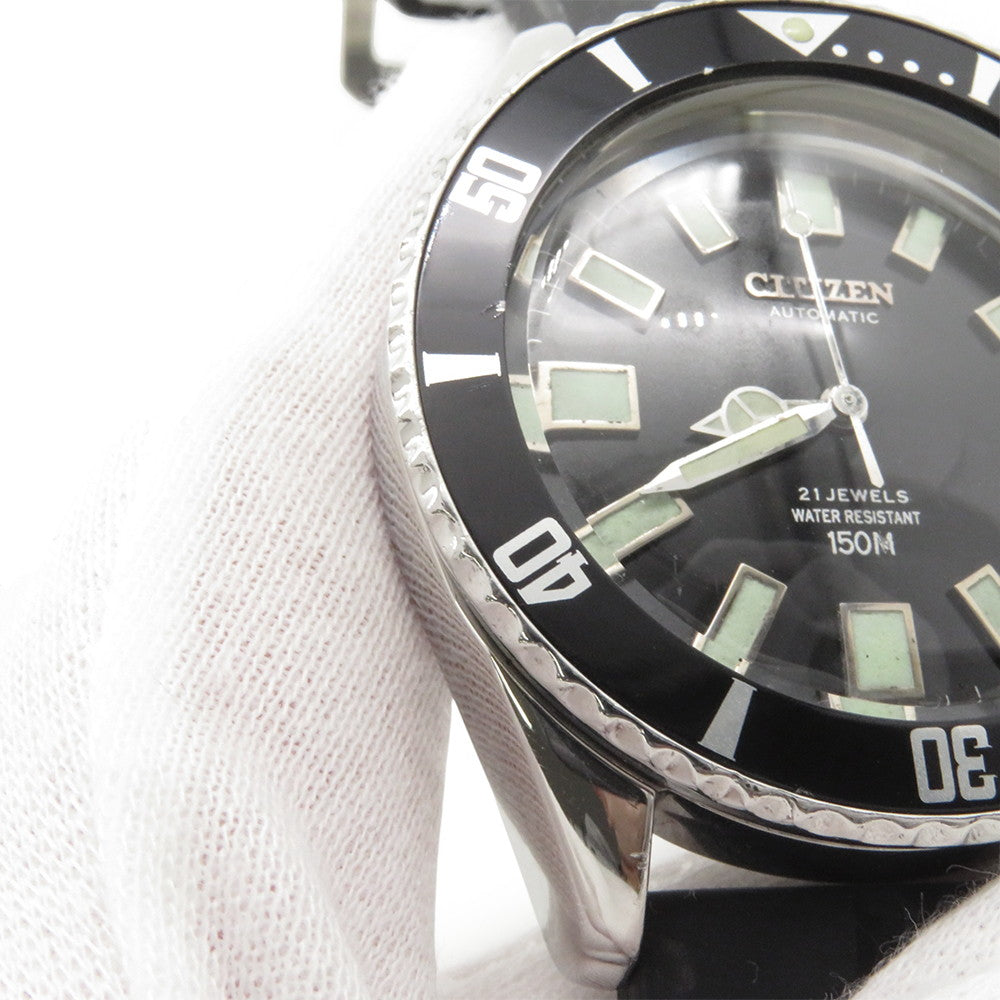CITIZEN Challenge diver W40mm Stainless Steel Rubber Black Dial4-820789Y