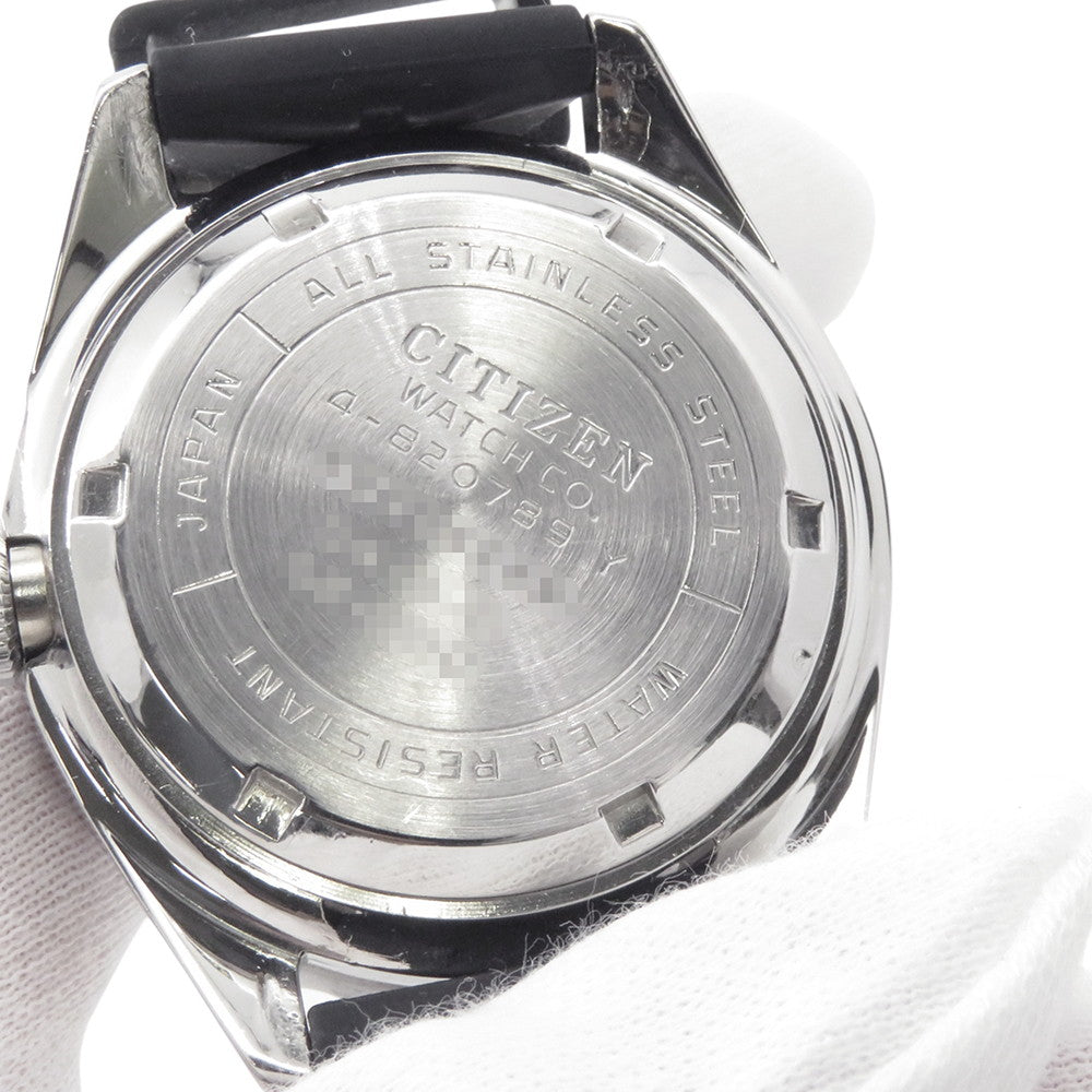 CITIZEN Challenge diver W40mm Stainless Steel Rubber Black Dial4-820789Y
