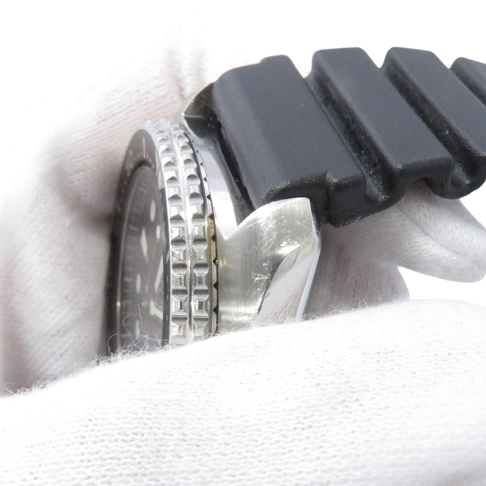 SEIKO 150m Diver 3rd Model (Early Model) W44mm Stainless Steel Rubber Black Dial6306-7000