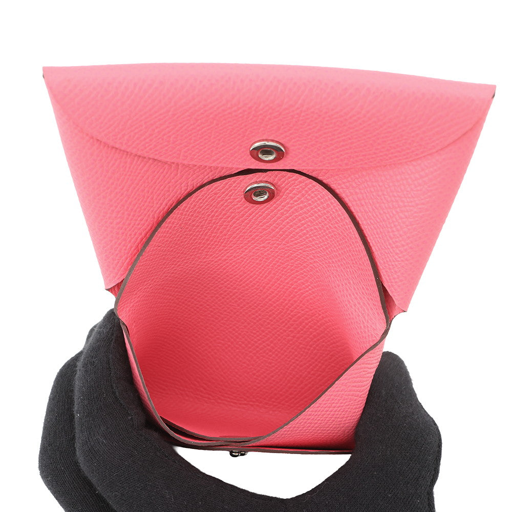 HERMES Calvi Duo Rose Azalee Epsom