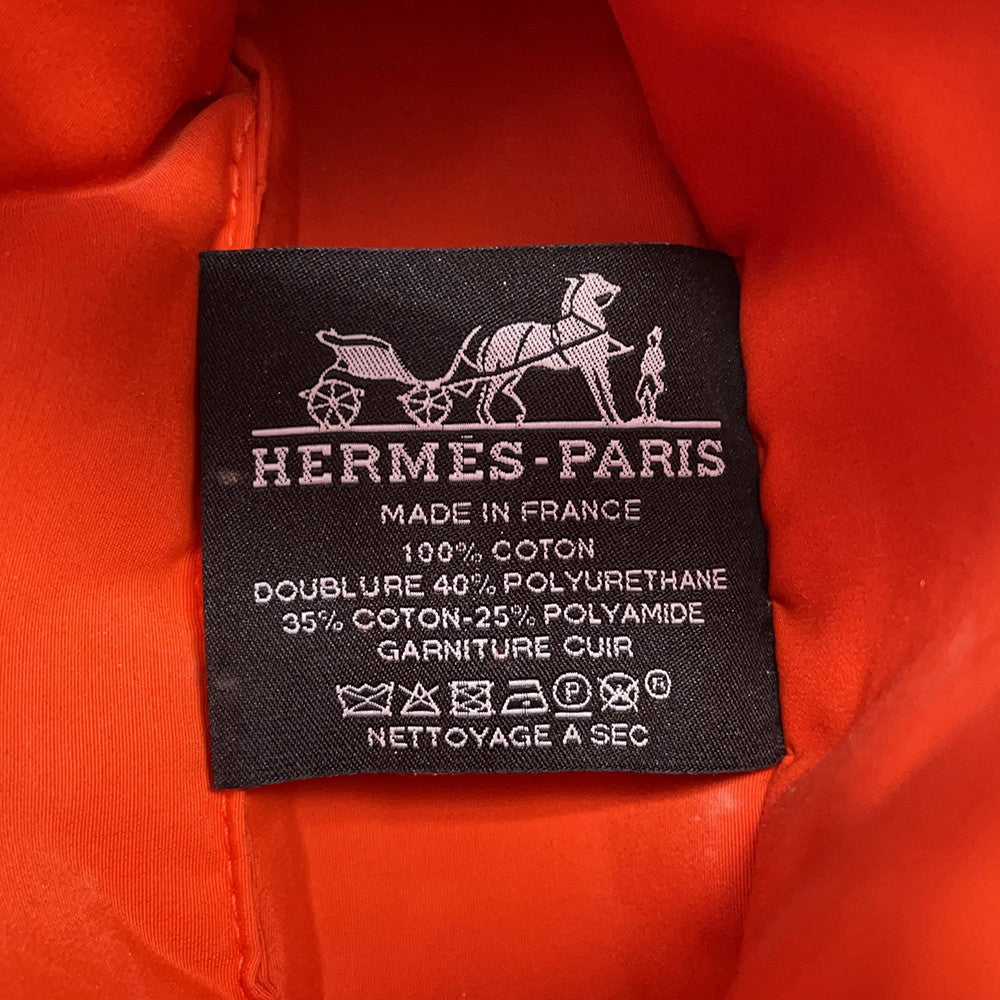 HERMES Bolide Pouch Natural Canvas Size Mini mini