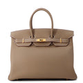 HERMES Birkin Etoupe Togo Leather Size 35