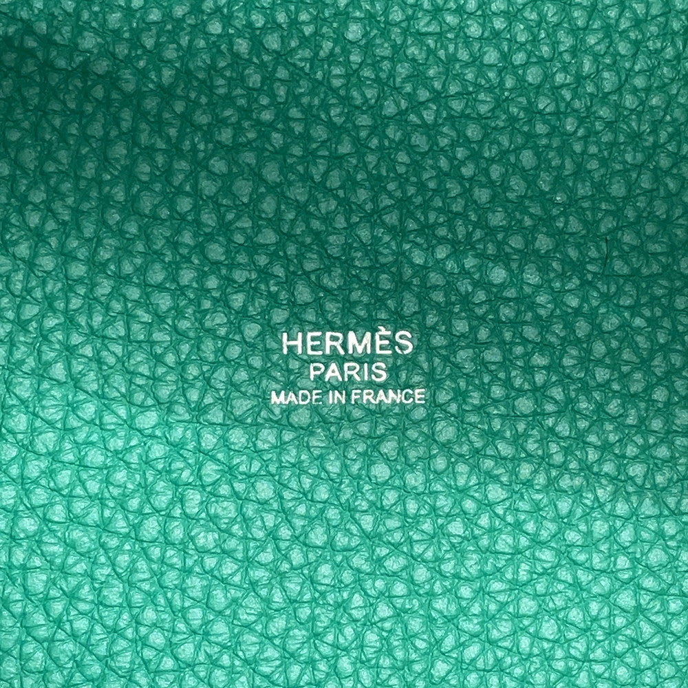 HERMES Picotin Lock Vert Vertigo Taurillon Clemence Size PM