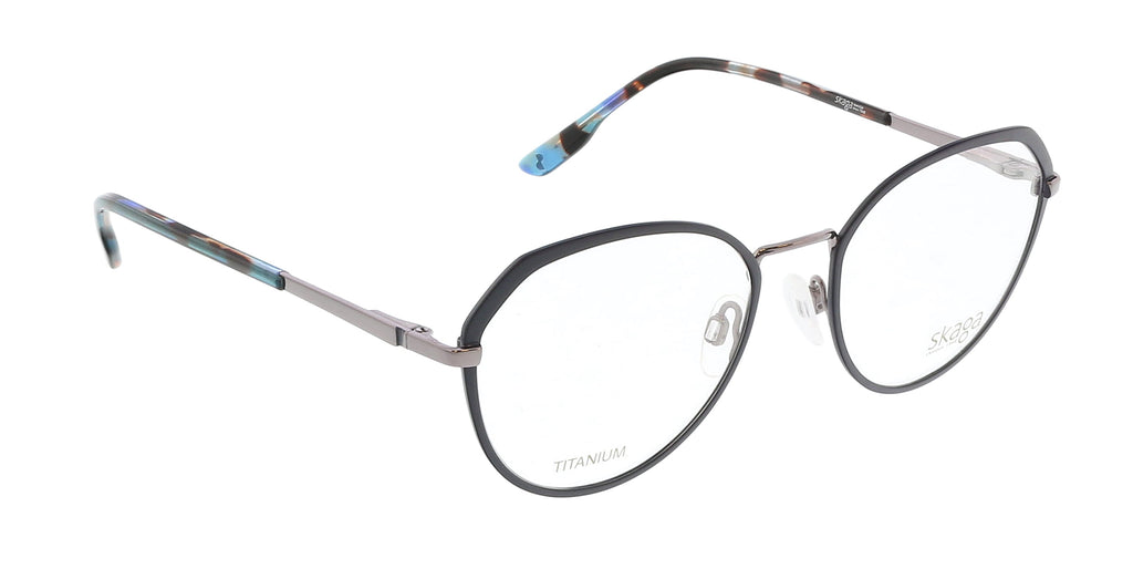 Skaga Light Grey Oval SK3001 NATTVIOL 038 Eyeglasses