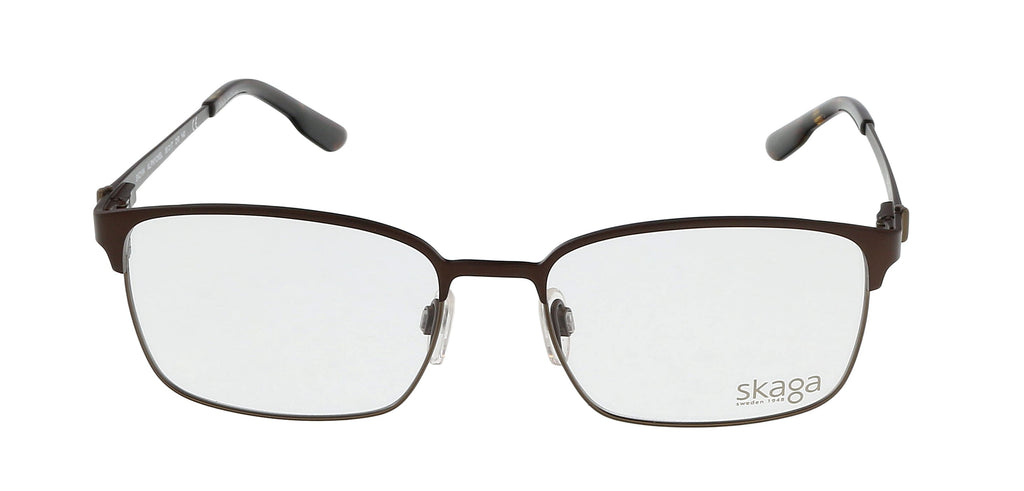 Skaga Brown/Light Brown Modified Rectangle SK2104 ALPNYCKEL 210 Eyeglasses
