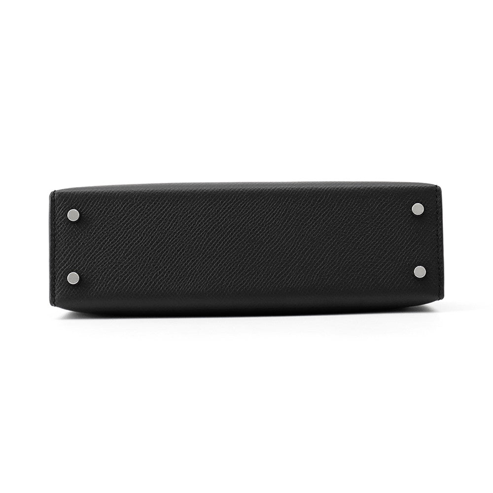 HERMES Mini Kelly 2 Black Epsom