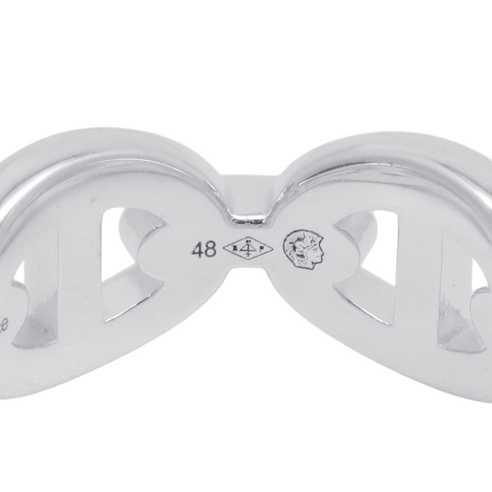 HERMES Chaine d'Ancre Anchene Ring Size PM/48/#8 SV925