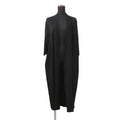 HERMES Long cardigan Size 34 Black Silk100%