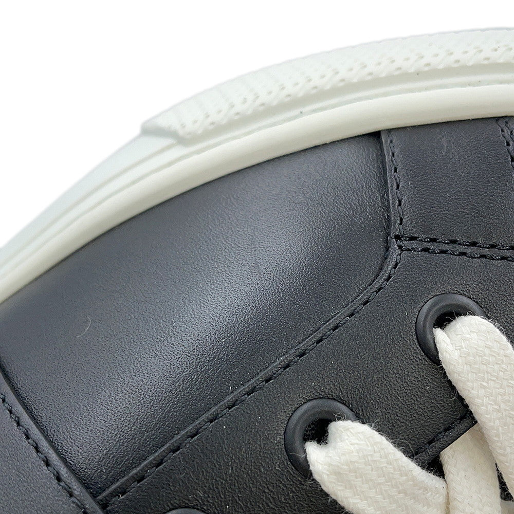 HERMES Sneakers Day Black Leather Size 36
