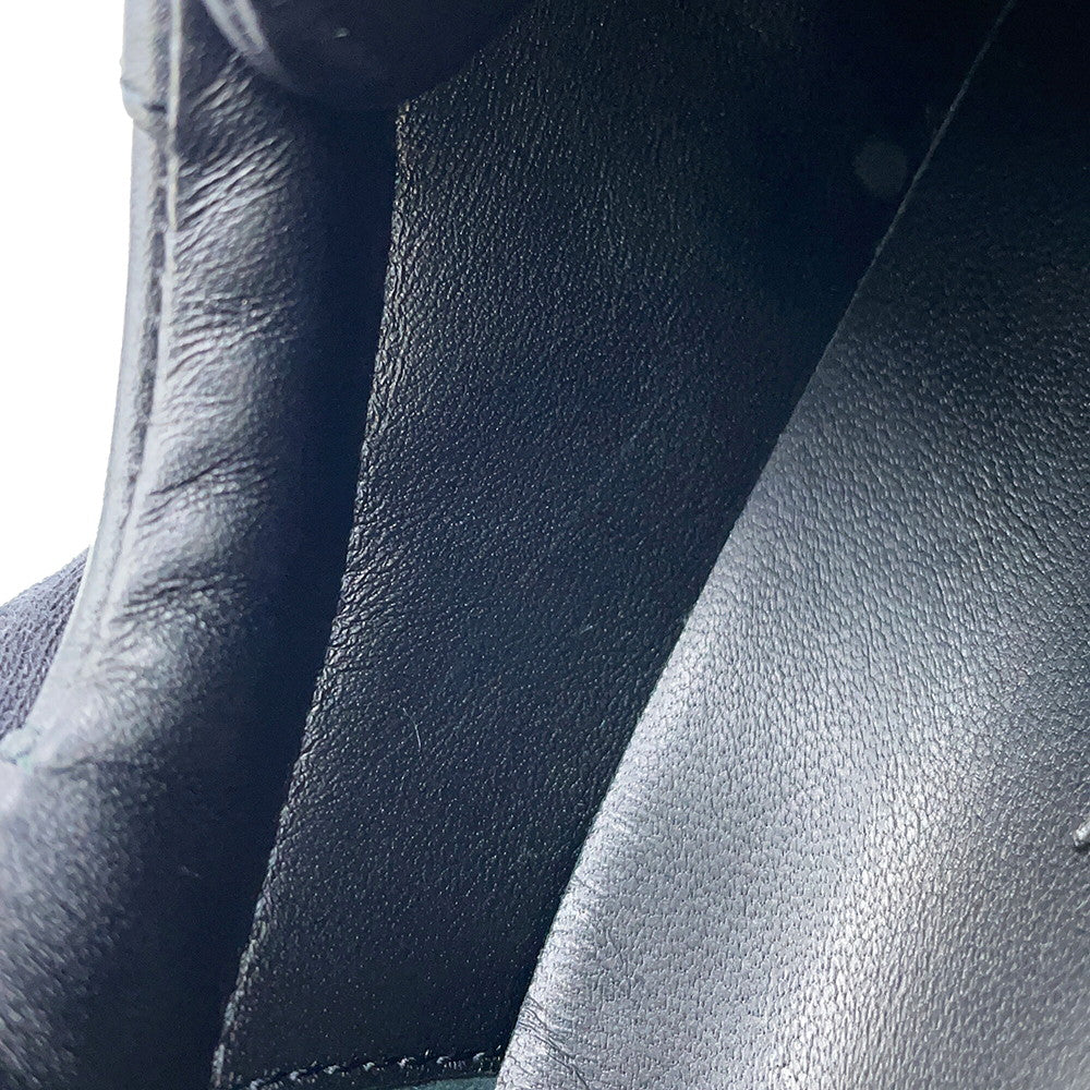 HERMES Sneakers Day Black Leather Size 36