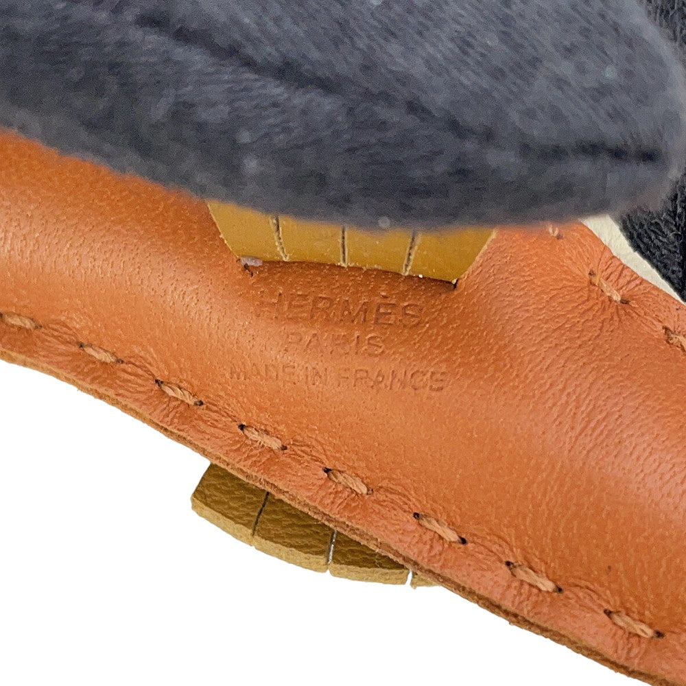 HERMES Ipo (seahorse) Gold/Craie/Kraft Lambskin