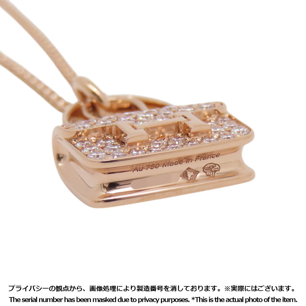 HERMES Amulette Constance PendantH121312B 00 18K Pink Gold
