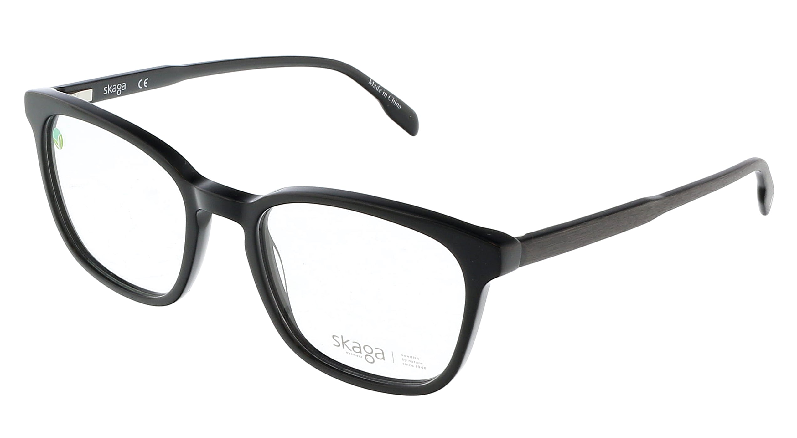 Skaga Black Modified Rectangle SK2868 SAND 001 Eyeglasses