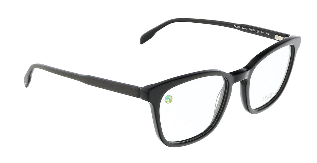 Skaga Black Modified Rectangle SK2868 SAND 001 Eyeglasses