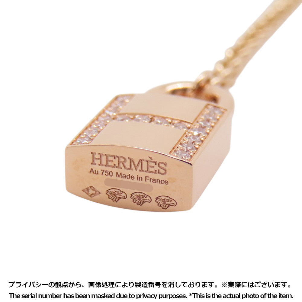 HERMES Amulette ConstanceNecklaceH125303B 00TU 18K Pink Gold