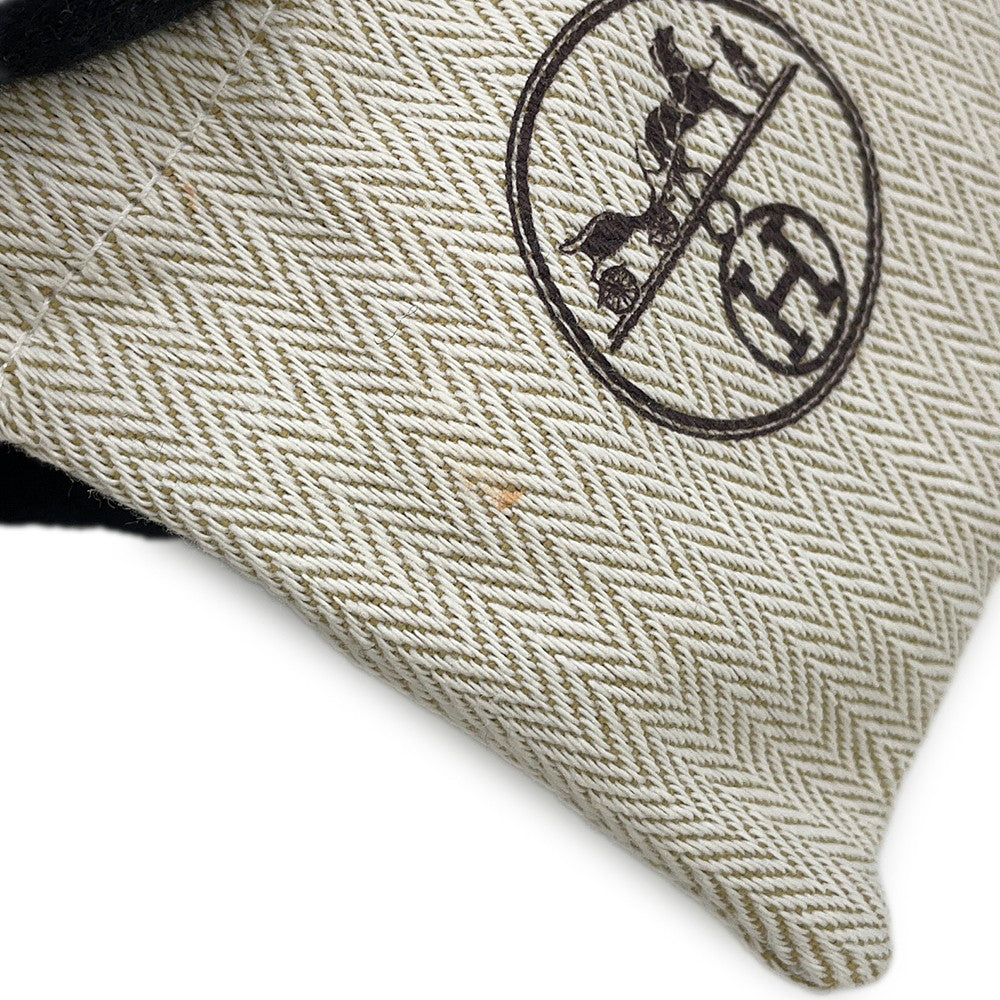 HERMES ClicH Drawn in by the charm of Orpheus Size PM White/Silver Metal Enamel
