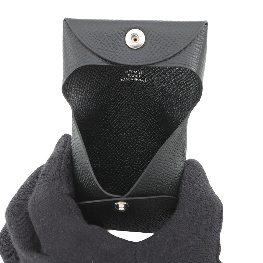 HERMES Bastia Black Epsom