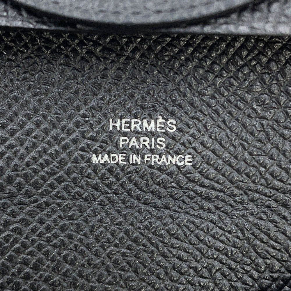 HERMES Bastia Black Epsom