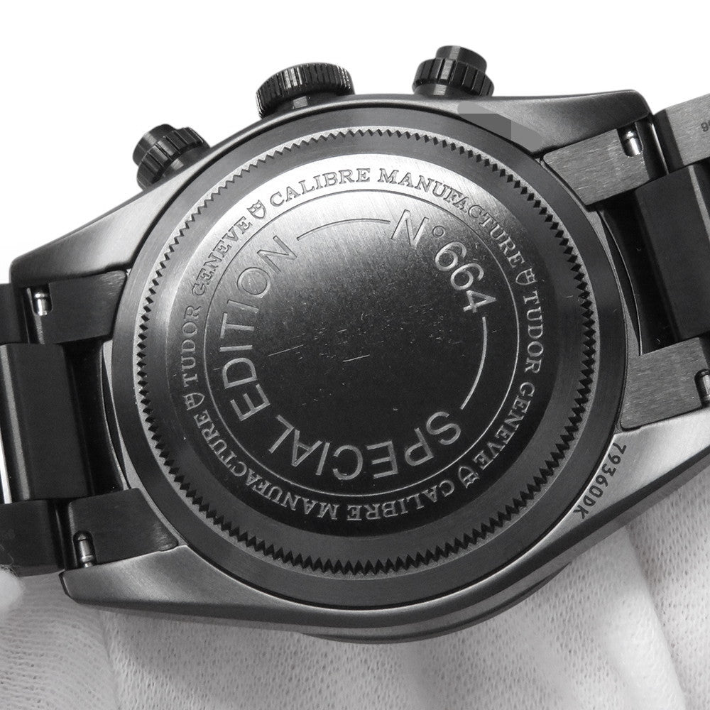 TUDOR Heritage Black Bay Chrono Dark Limited Edition (1181 pieces) W41mm Stainless Steel Black Dial79360DK