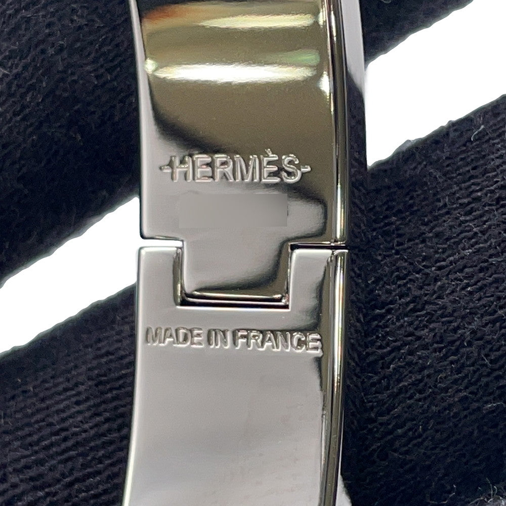 HERMES ClicHH/Ceraphet Fan Bracelet Navy Metal Enamel