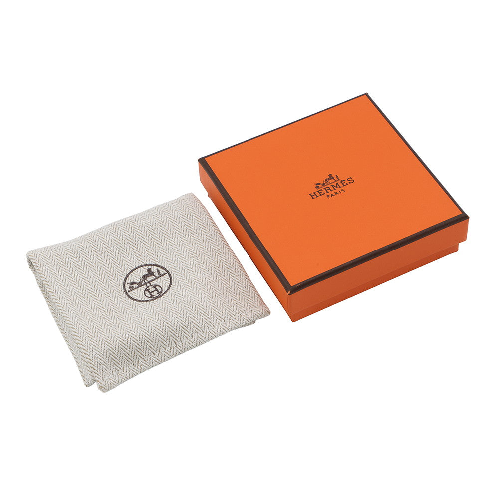 HERMES ClicHH/Ceraphet Fan Bracelet Navy Metal Enamel