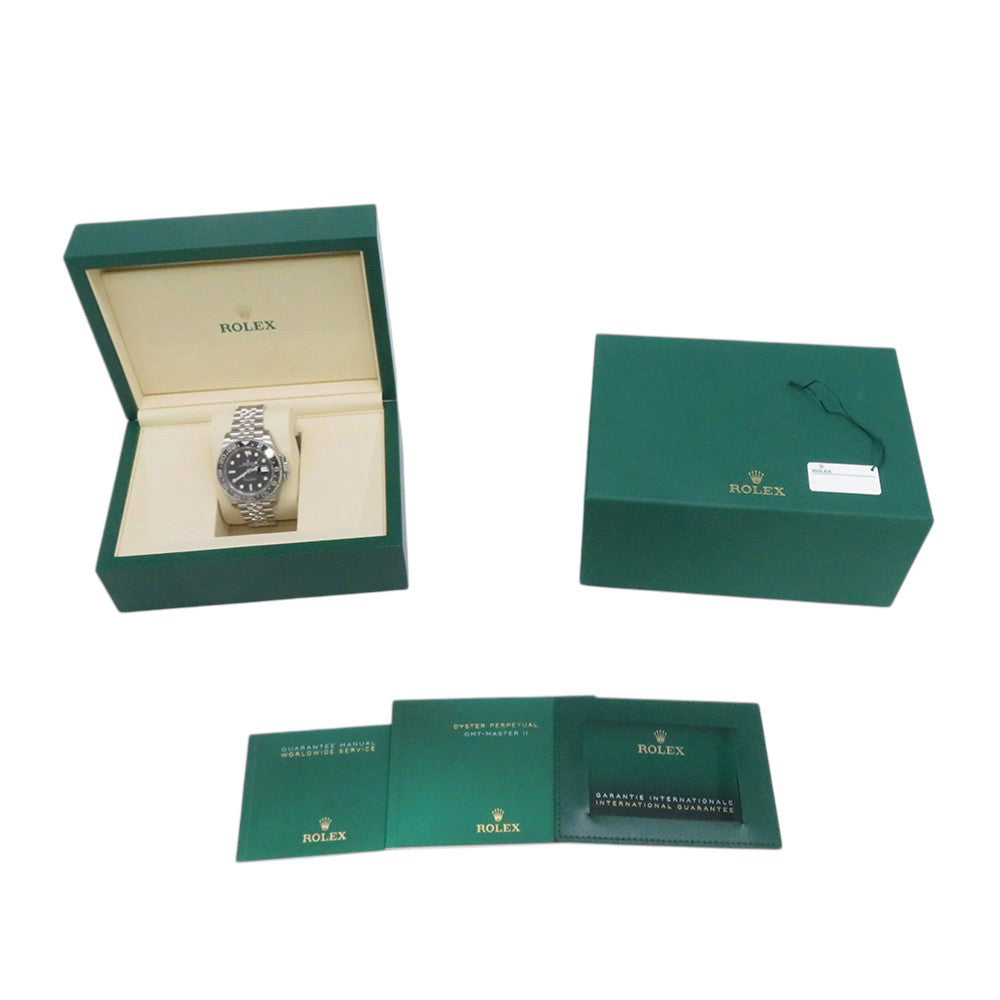 ROLEX GMT Master II W40mm Stainless Steel Black Dial126710GRNR