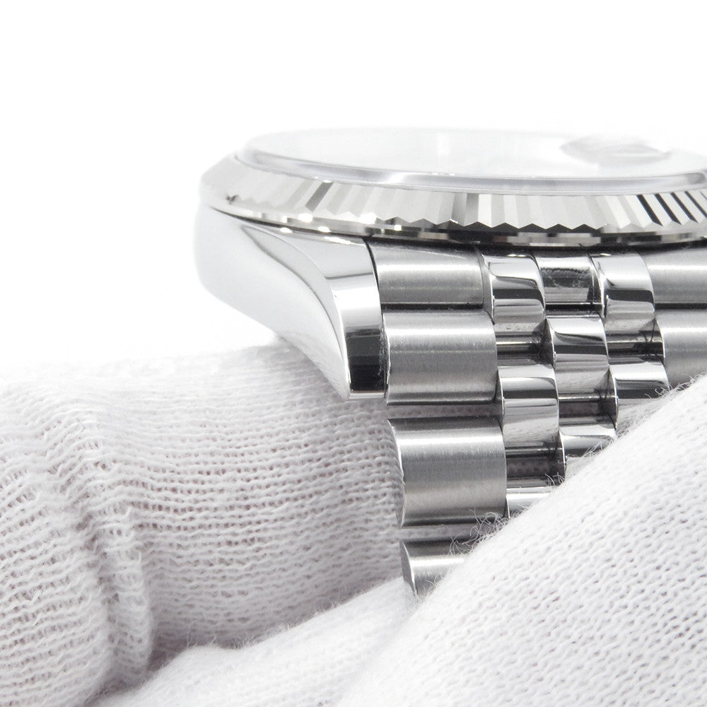 ROLEX Datejust W36mm Stainless Steel K18WG Silver Dial126234