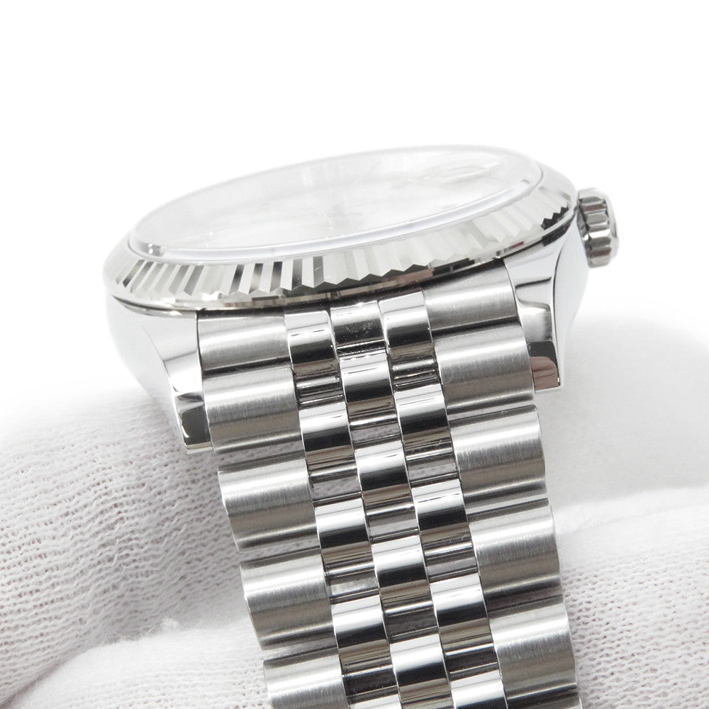 ROLEX Datejust W36mm Stainless Steel K18WG Silver Dial126234
