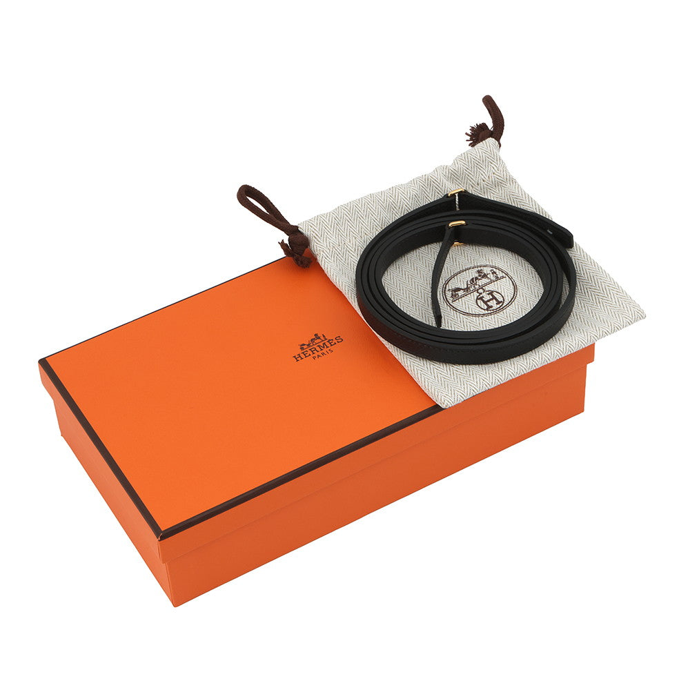 HERMES Kelly wallet long to go Black Epsom