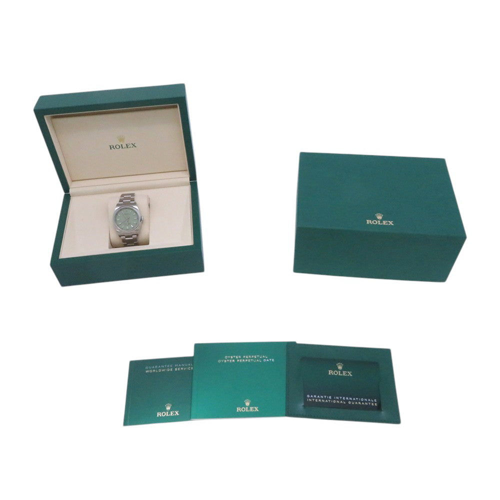 ROLEX Oyster Perpetual 36 W36mm Stainless Steel pistachio Dial126000