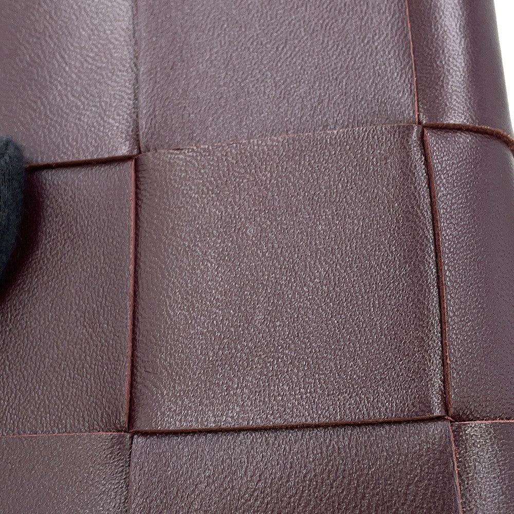 Bottega Veneta Maxi INTRECCIATO Cassette Zip-Around Wallet Long Wallet Grape651368VCQC15010 Leather