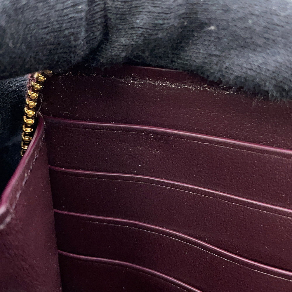 Bottega Veneta Maxi INTRECCIATO Cassette Zip-Around Wallet Long Wallet Grape651368VCQC15010 Leather