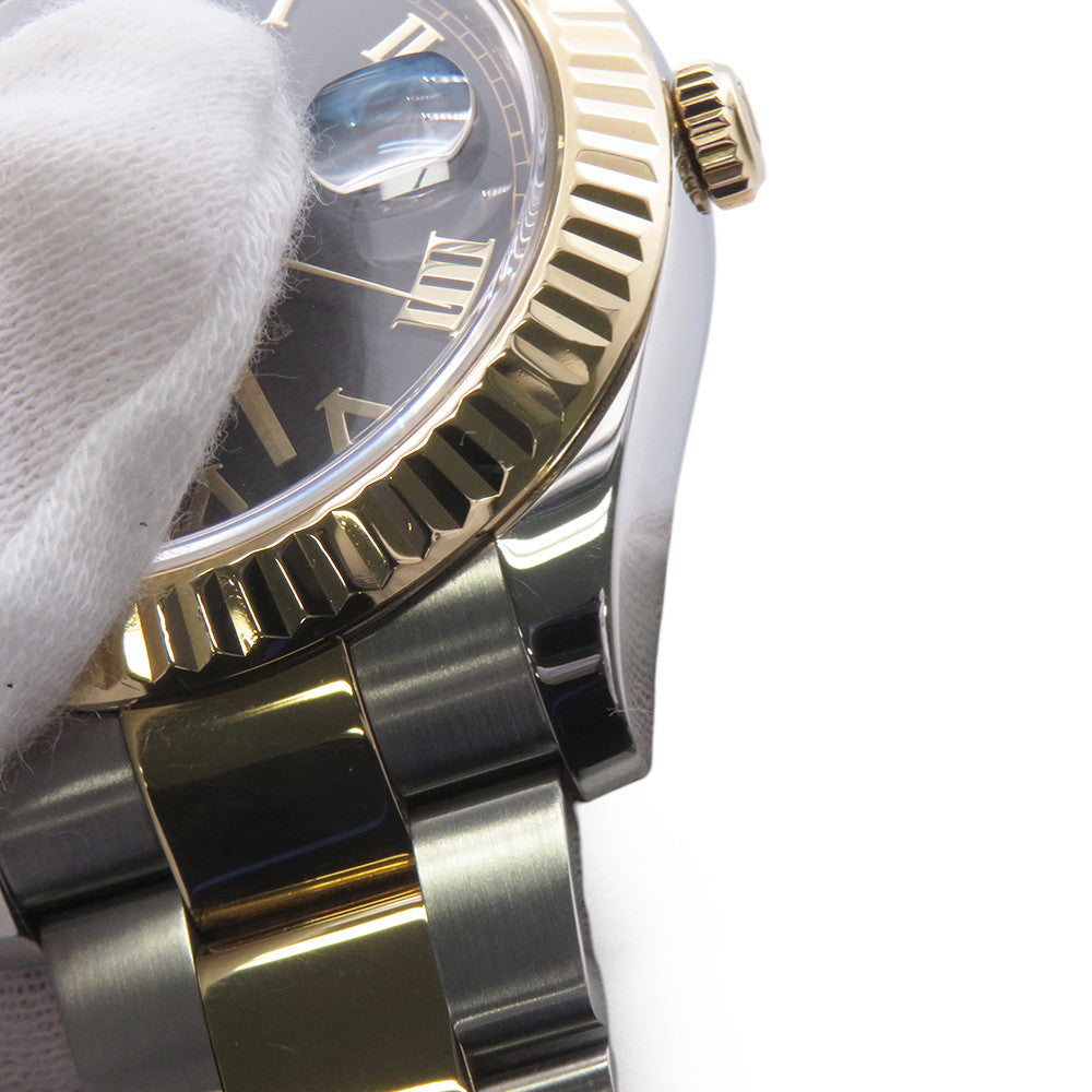 ROLEX Datejust II W41mm Stainless Steel K18YG Black Dial116333