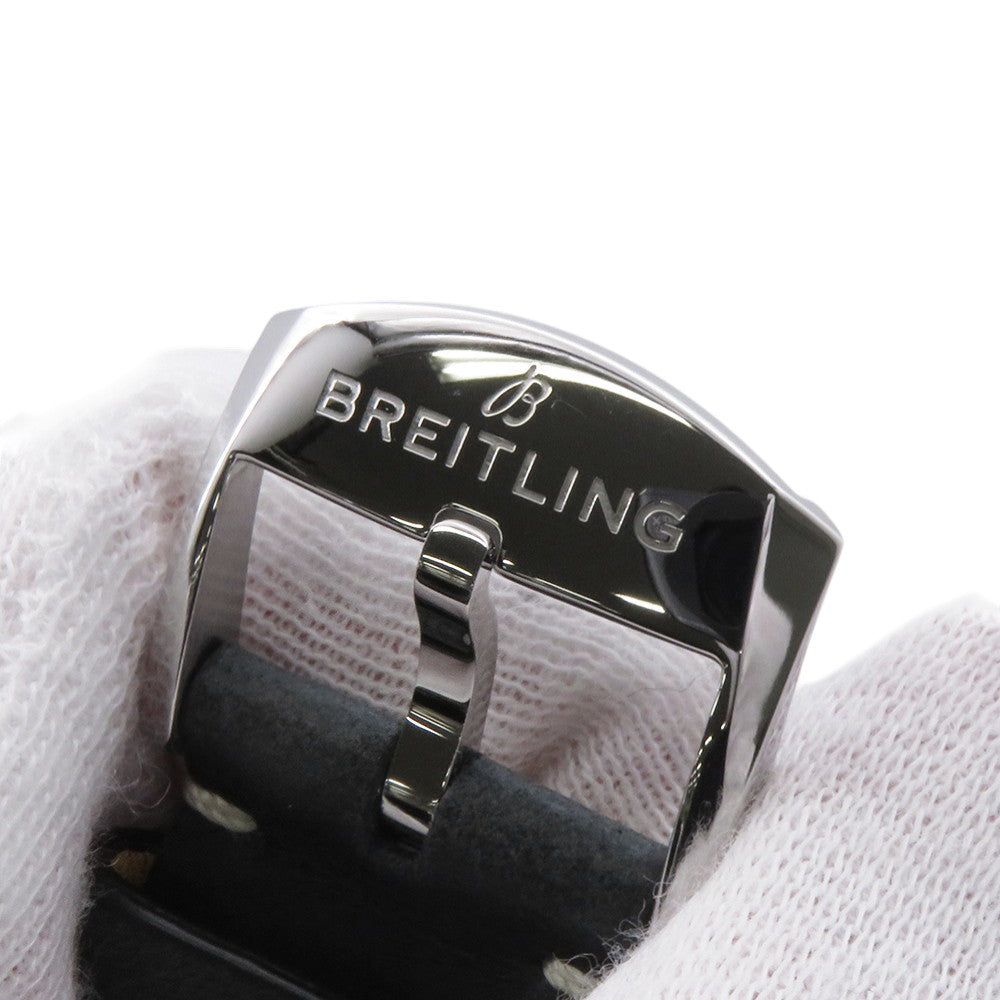 BREITLING Classic AVI REF. 765 Re-Edition W41mm Stainless Steel Leather Black DialAB09451A1B1X1