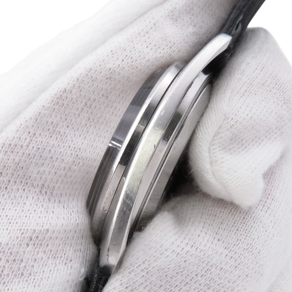 SEIKO Roadmatic W35mm Stainless Steel Leather Silver Dial5606-7130