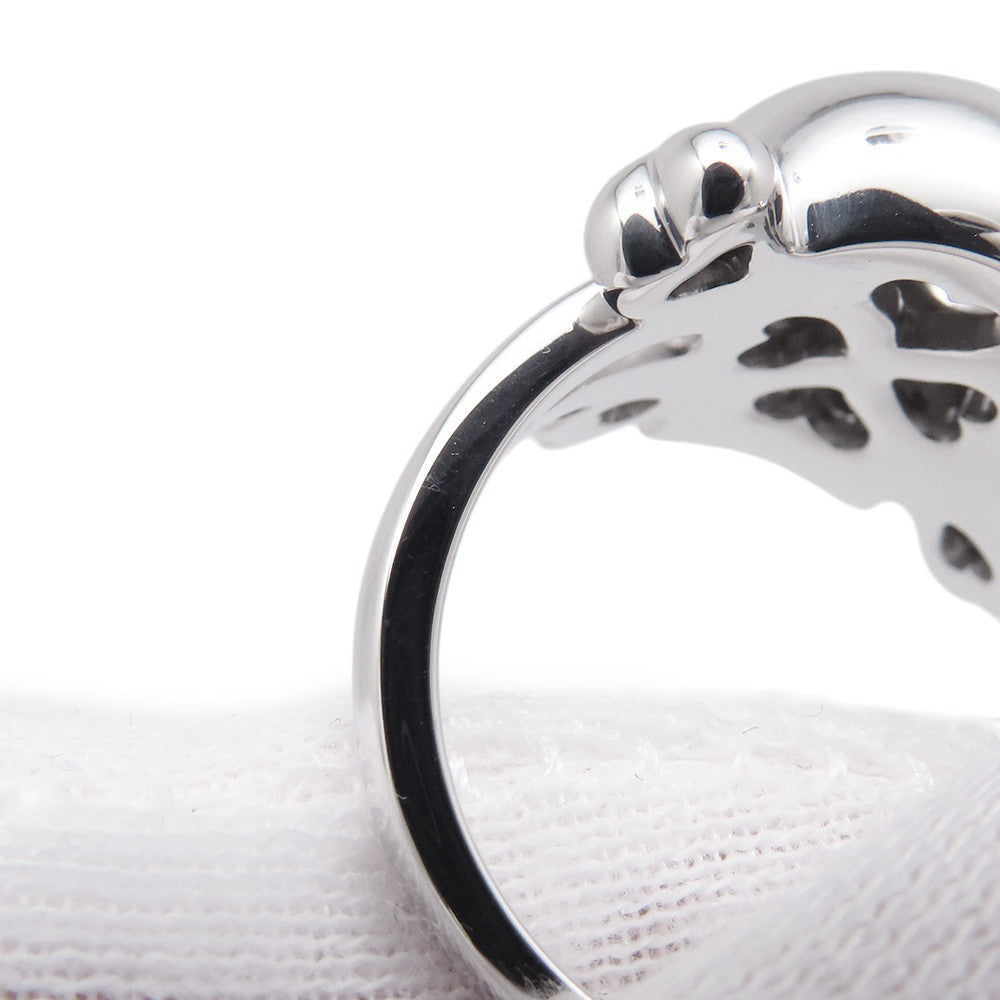Dior Tet du Maure Skull Ring Size 55/#15 18K White Gold