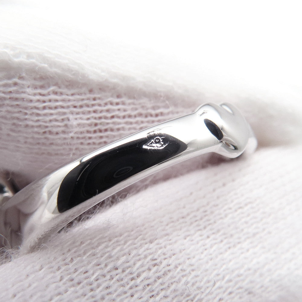 Dior Tet du Maure Skull Ring Size 55/#15 18K White Gold