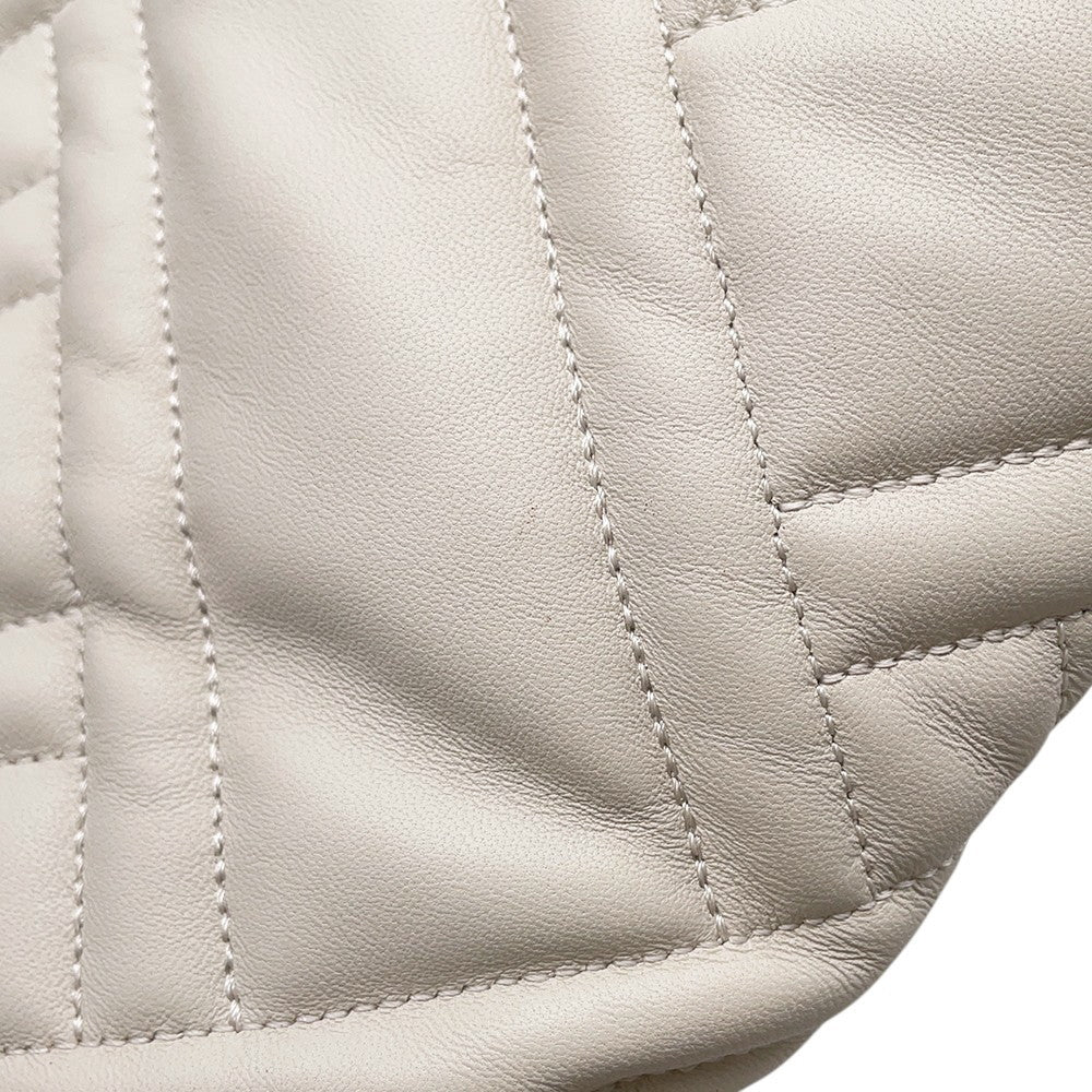 HERMES Fuji Ex-Libs Boots White/Black Leather Size 36 1/2