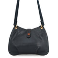 HERMES Rodeo Shoulder Bag Navy Leather