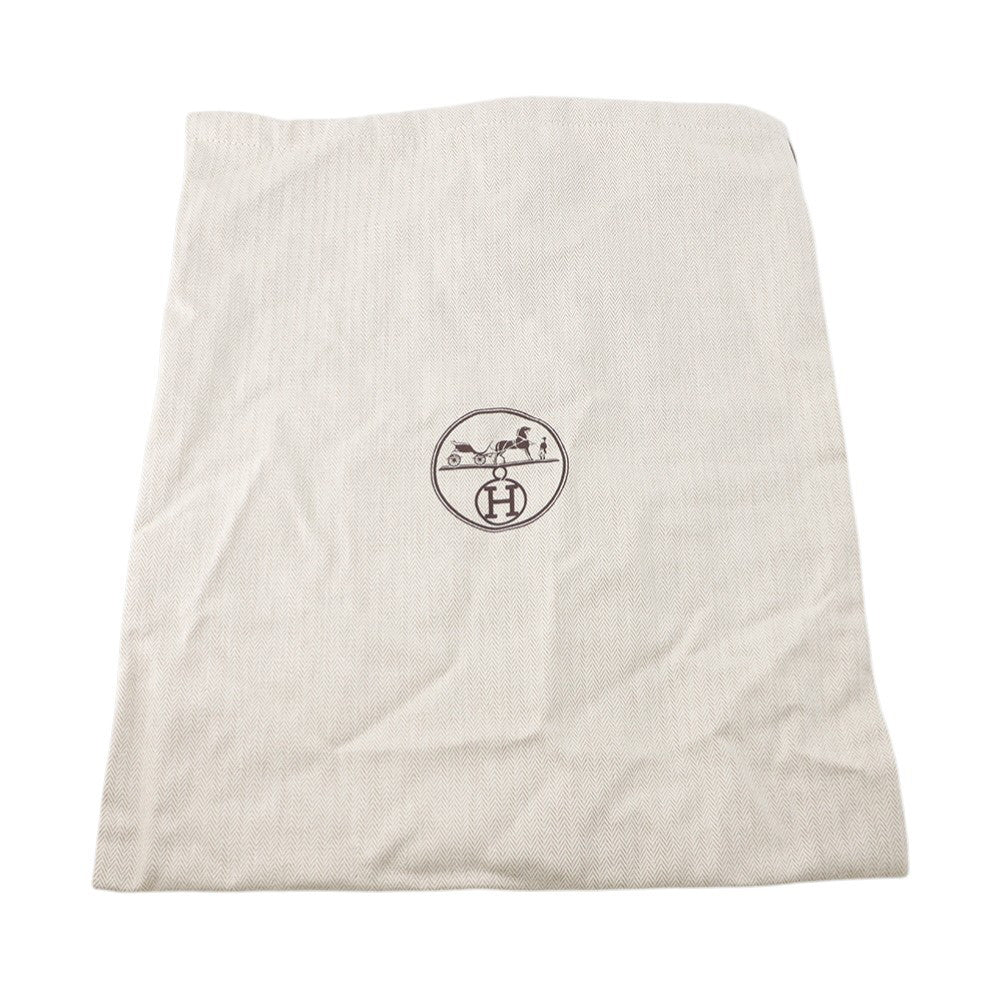 HERMES Cap Serena Apron Doll Size 58 Greige/Gold Cashmere100%