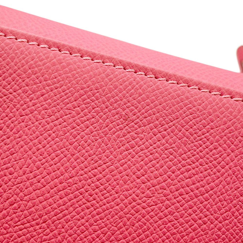 HERMES Kelly Sellier Rose Azalee Epsom Size 28