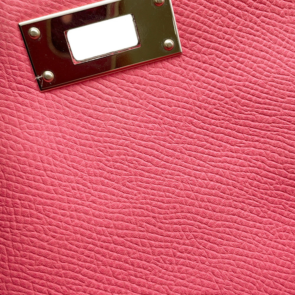 HERMES Kelly Sellier Rose Azalee Epsom Size 28