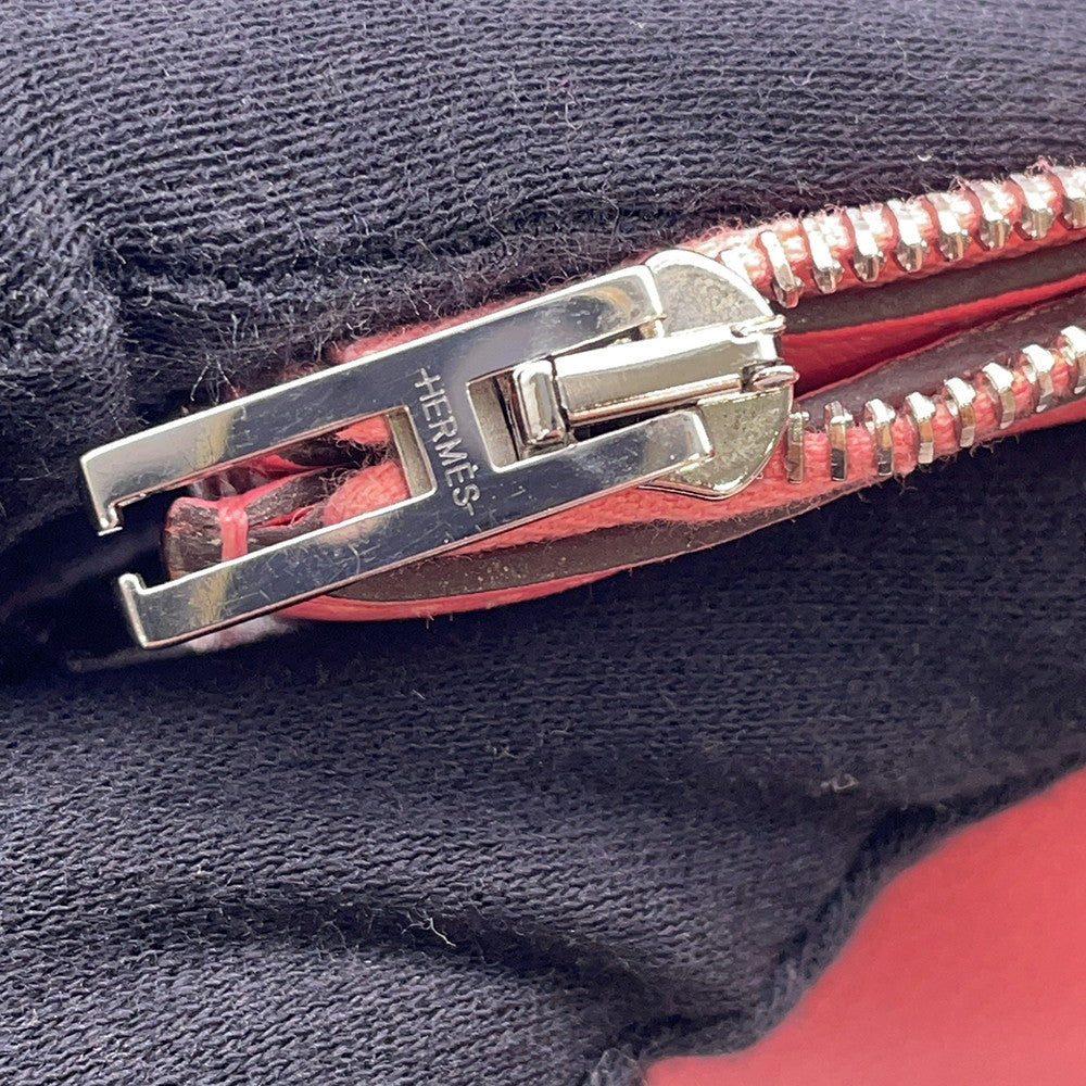 HERMES Zip and Go Roseet Evercolor Size GM